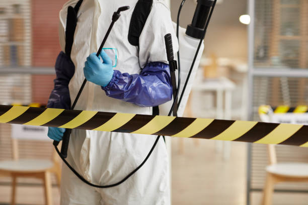 Professional Biohazard Cleanup technician working in Bellevue, WI